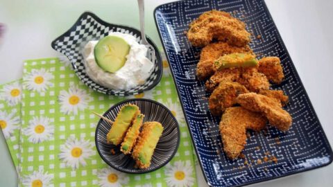 שניצל אבוקדו חטיף אפוי