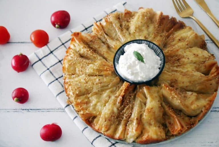 מניפות בורקס גבינות מעלי פילו