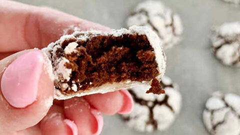 עוגיות מושלגות שוקולד פרווה