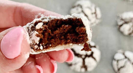 עוגיות מושלגות שוקולד פרווה