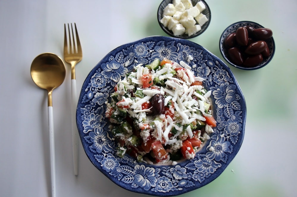 מתכון לסלט יווני קלאסי