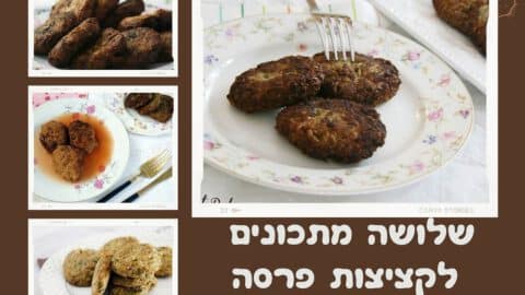 שלושה מתכונים לקציצות פרסה חלומיות!