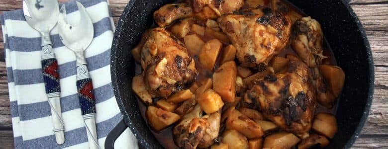 צלי עוף עם תפוחי אדמה