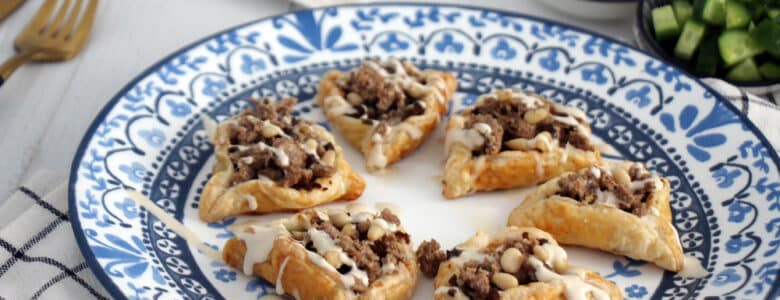 בורקס אוזני המן במילוי בשר