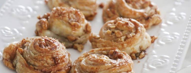 שבלולי בקלאווה מבצק עלים