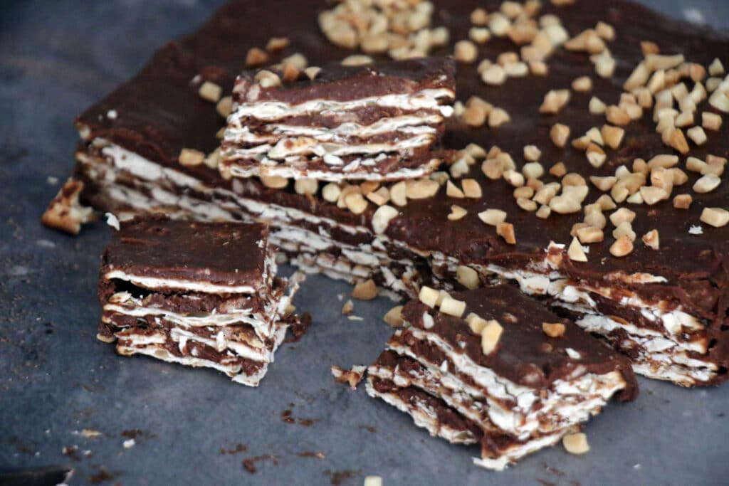 עוגת מצות שוקולד לפסח פרווה