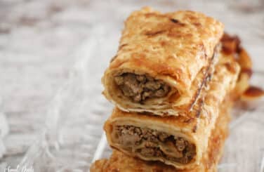 מצות מגולגלות עם בשר