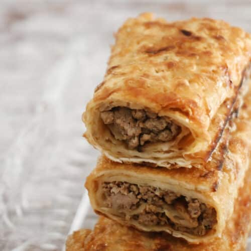 מצות מגולגלות עם בשר