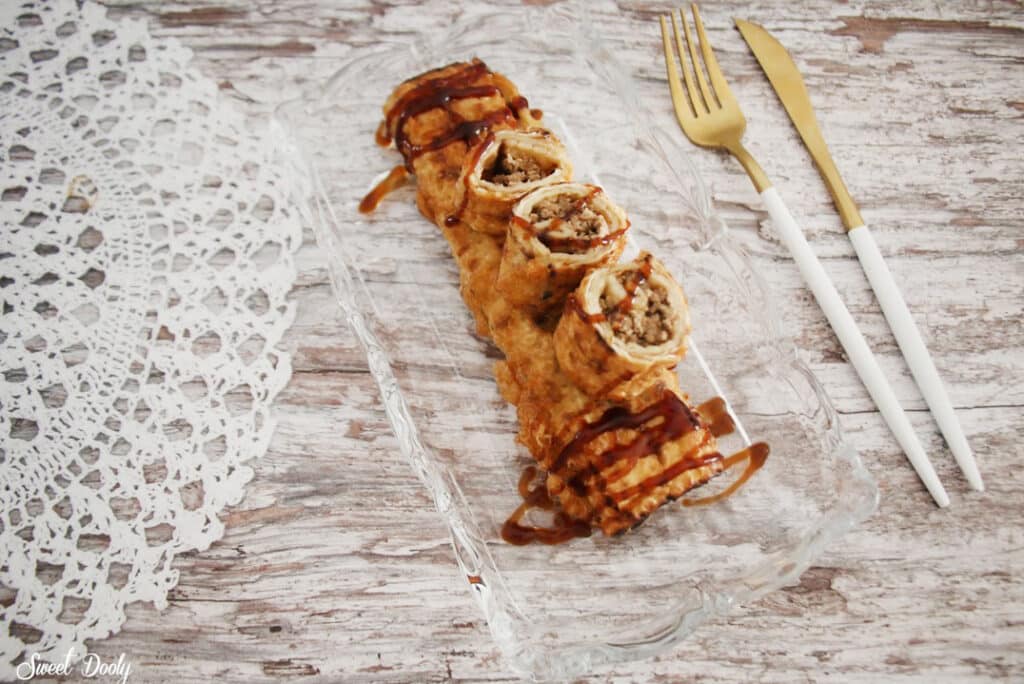 מצות מגולגלות עם בשר