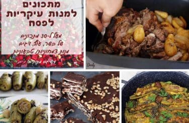 מתכונים למנות עיקריות לפסח