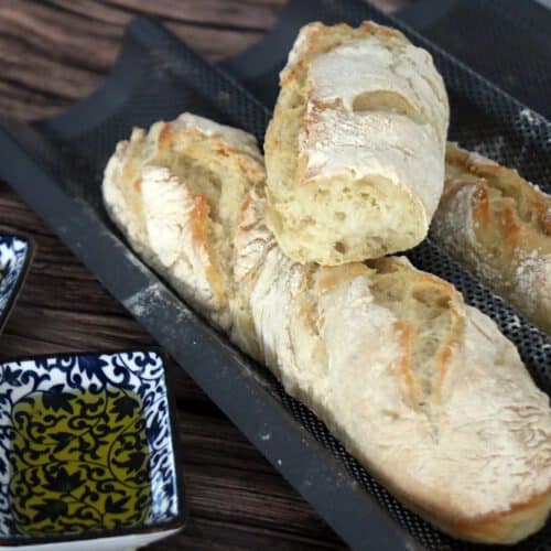 באגט ללא לישה שמכינים בבית