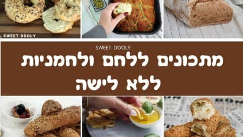 מתכונים ללחם ללא לישה