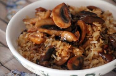 מתכון לאורז עם פטריות ברוטב אסייתי