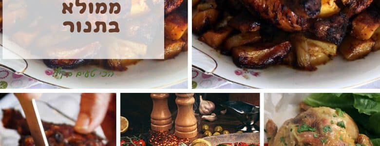 מתכונים לעוף ממולא בתנור
