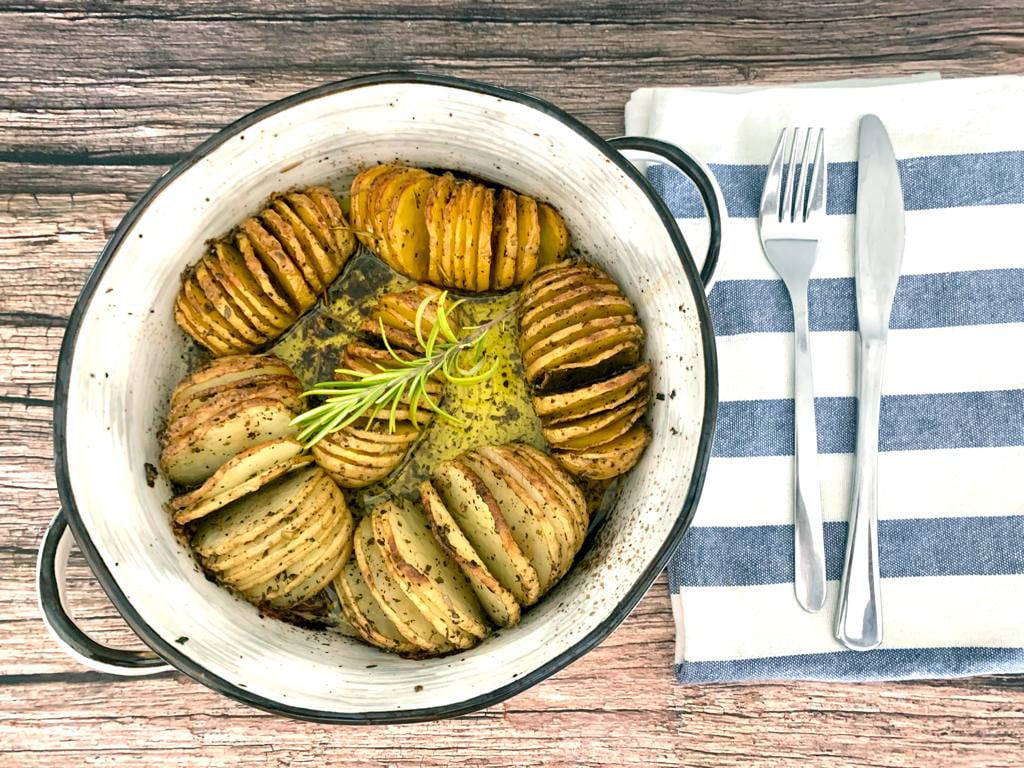 מניפות תפוחי אדמה קריספיים בתנור