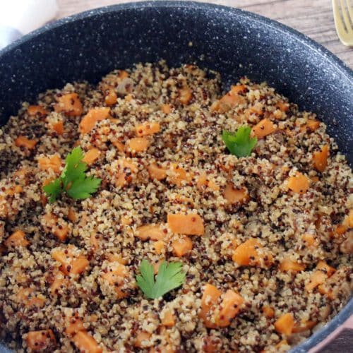 קינואה עם בטטה תבשיל מושלם