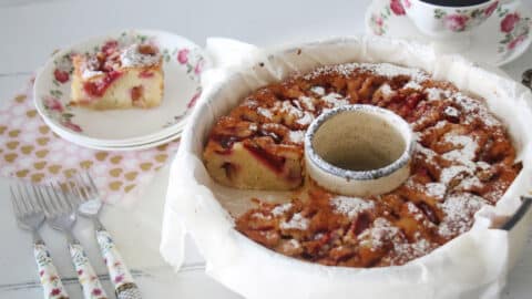 עוגת שזיפים פשוטה ומשגעת