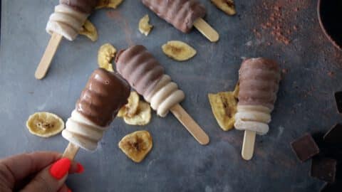 מתכון לארטיק בננה שוקולד ביתי