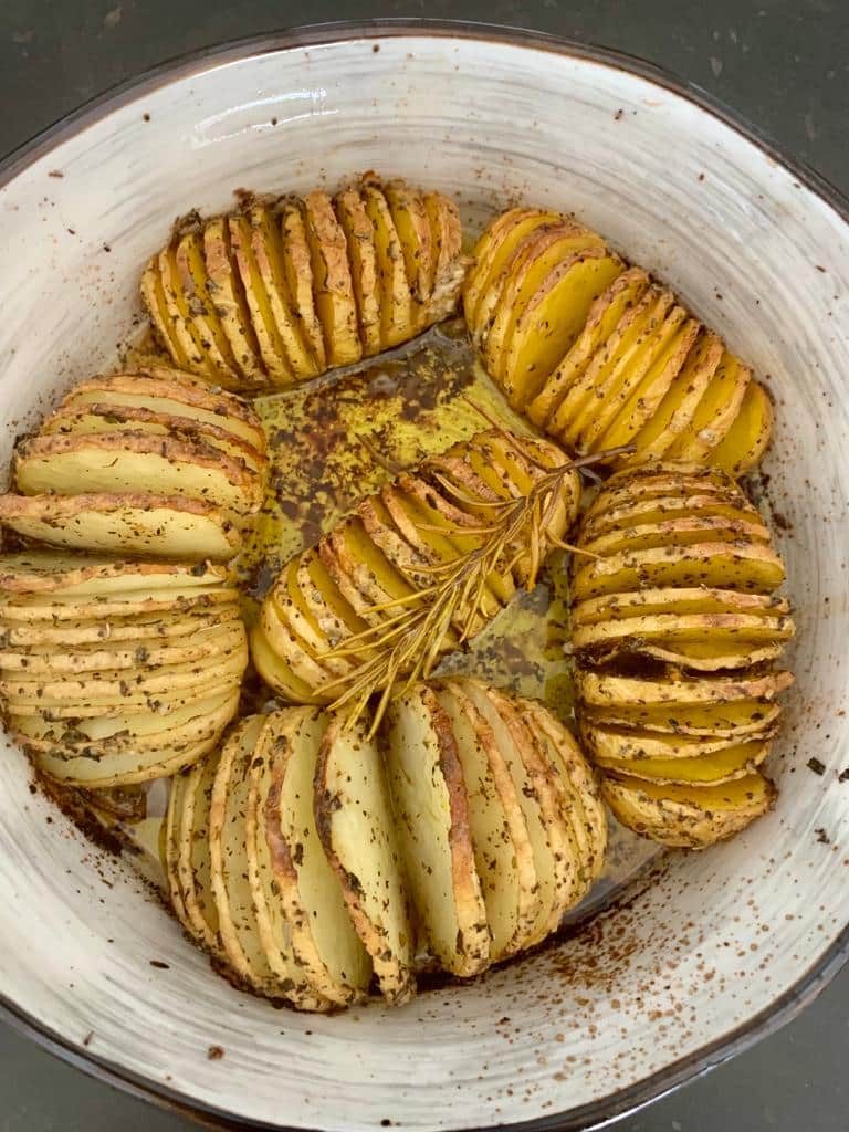 מניפות תפוחי אדמה קריספיים בתנור