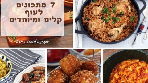 7 מתכונים לעוף קלים ומיוחדים