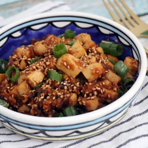 טופו מוקפץ בסגנון אסייתי