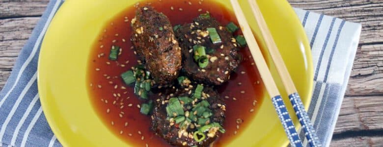 קציצות דגים ברוטב אסייתי