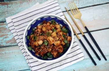 טופו מוקפץ בסגנון אסייתי