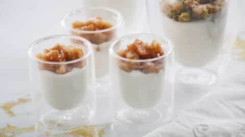 מלבי פרווה עם תפוחים קינוח לראש השנה