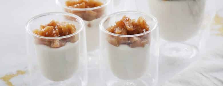 מלבי פרווה עם תפוחים קינוח לראש השנה