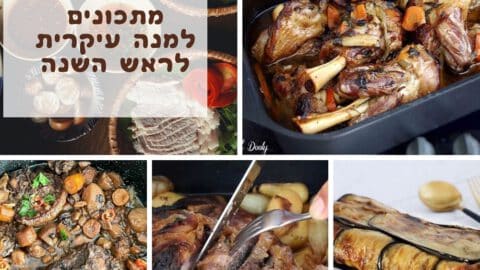 9 מתכונים למנות עיקריות לראש השנה