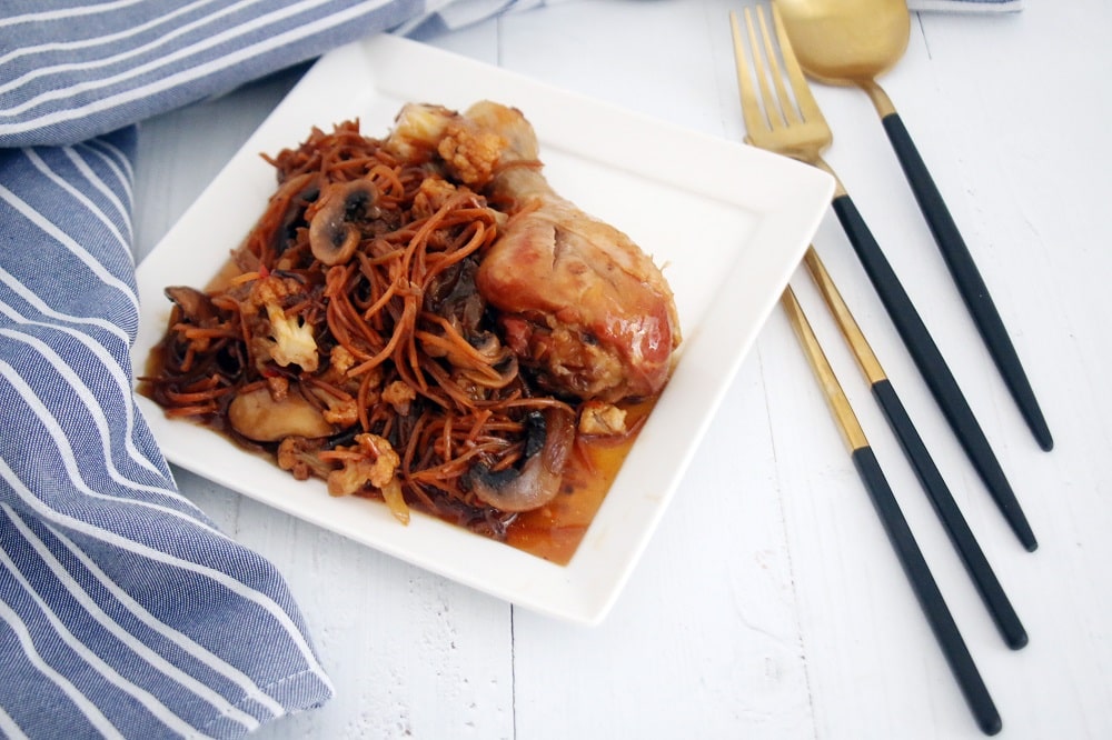 פולקע עם ירקות בסיר