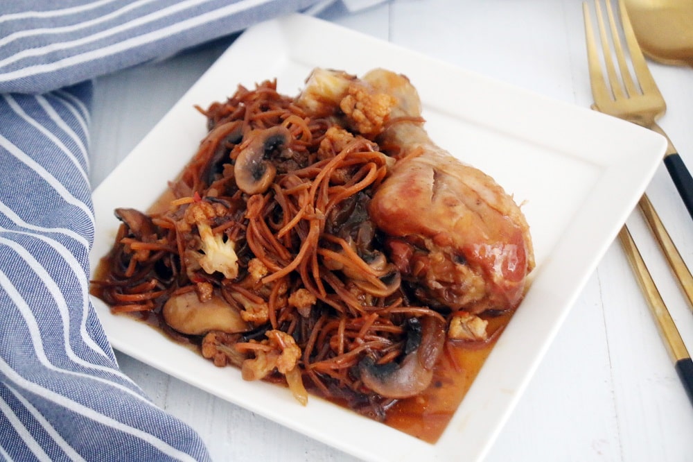 פולקע עם ירקות בסיר