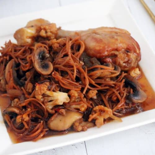 פולקע עם ירקות בסיר