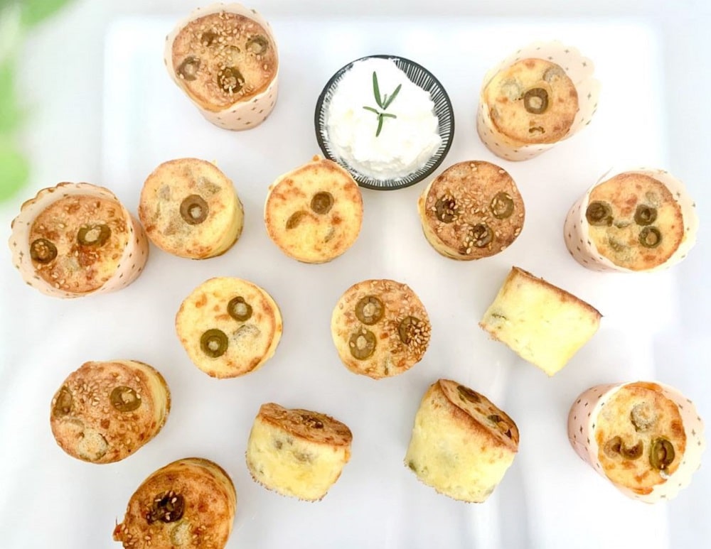 מאפינס זיתים וגבינה ללא גלוטן