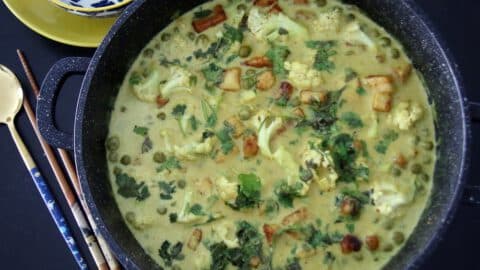 טופו עם ירקות ברוטב קארי