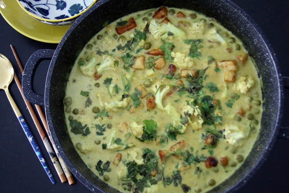 טופו עם ירקות ברוטב קארי