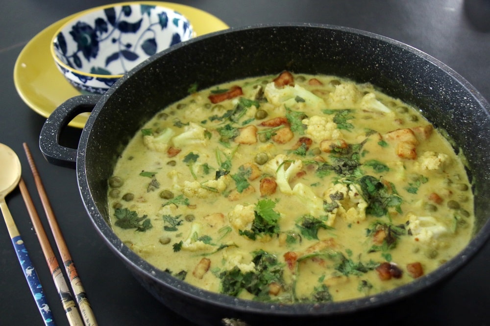 טופו עם ירקות ברוטב קארי