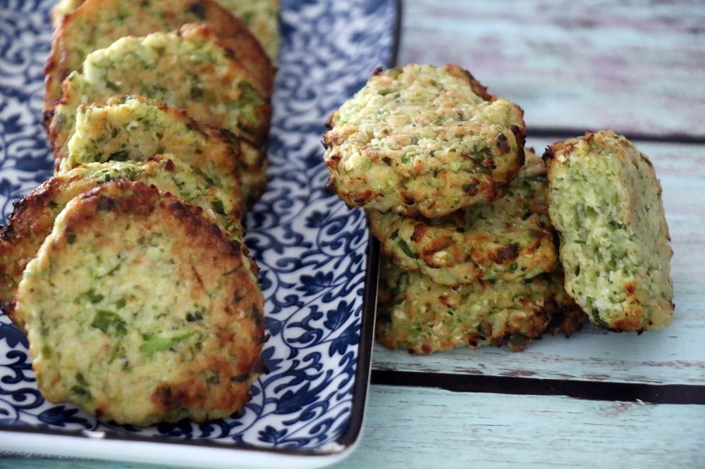 לביבות קישואים ללא גלוטן שמכינים בנינג'ה