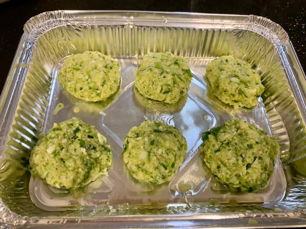 לביבות קישואים אפויות שמכינים בנינג'ה