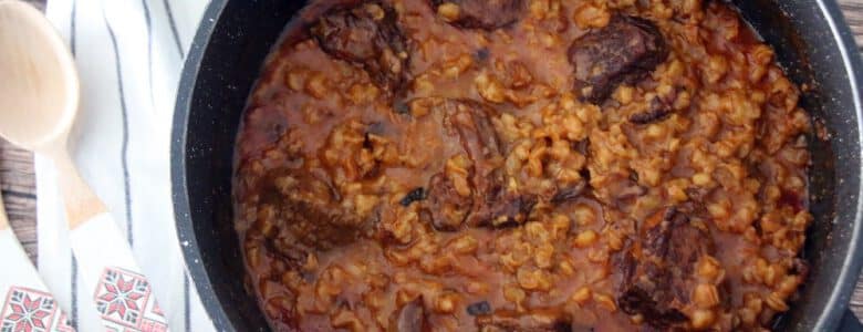 מתכון לחמין חיטה עם בשר