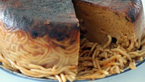 מתכון לחמין מקרוני עם עוף