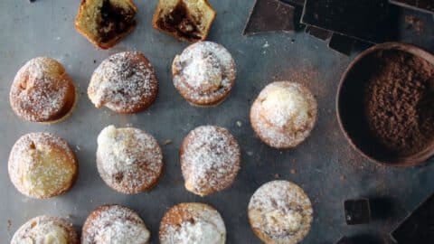 מתכון למאפינס שיש וניל ושוקולד