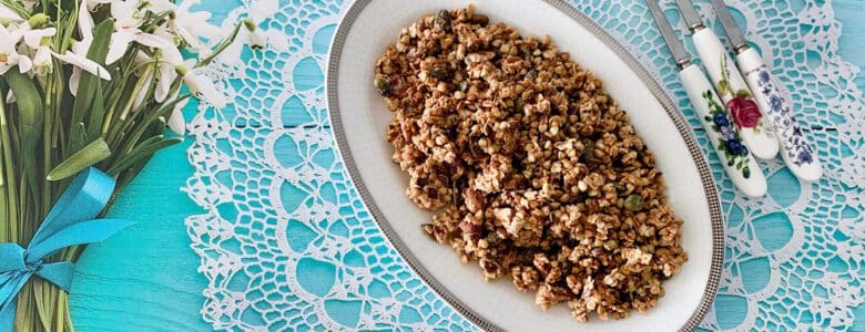 מתכון לגרנולה שמכינים בעשרים דקות