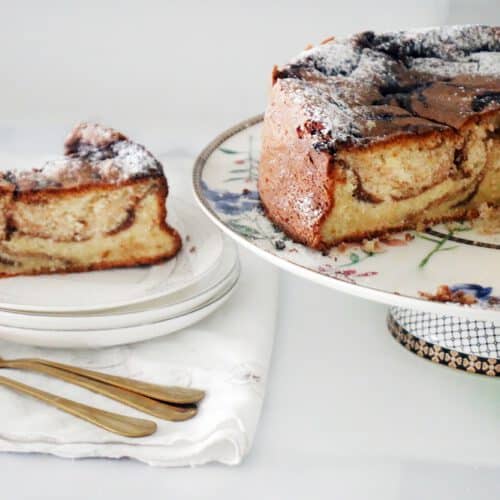 עוגת שיש לפסח גבוהה ורכה