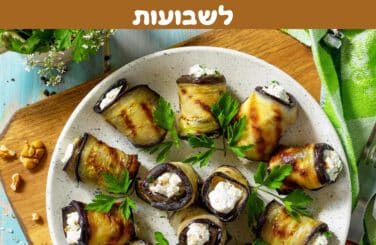 מתכונים עם חצילים לשבועות