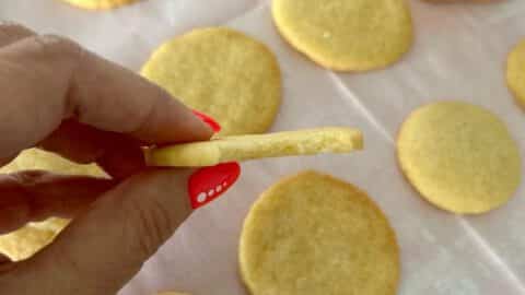 עוגיות חמאה וניל בעשר דקות