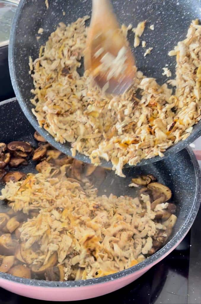 מתכון לשווארמה טופו עם פטריות