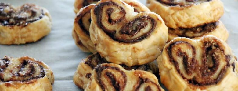 עוגיות אוזני פיל עם שוקולד