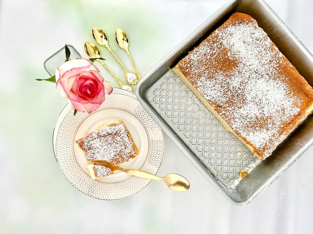 עוגת גבינה אפויה קלילה לקיץ