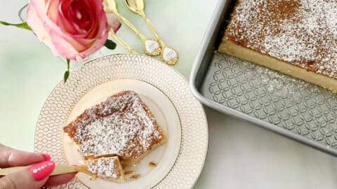 עוגת גבינה אפויה קלילה לקיץ